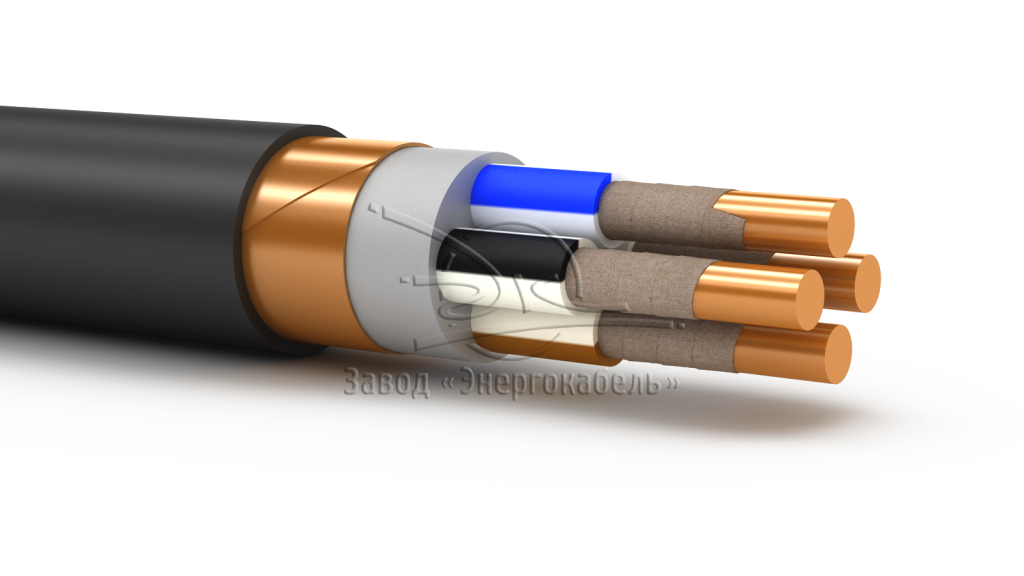 Power cables, fire-resisting, flame retardant at group installation, with low smoke- and gas emission (modification "flame retardant – "fire-resistant low smoke")