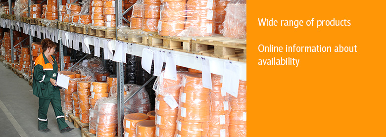 Wide range of products Wide range of products