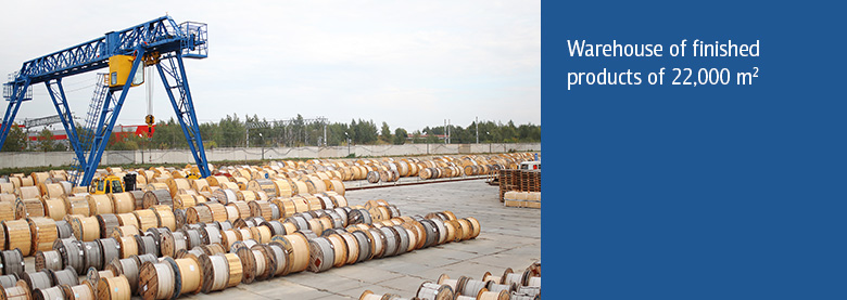 Warehouse of finished products of 22,000 Warehouse of finished products of 22,000